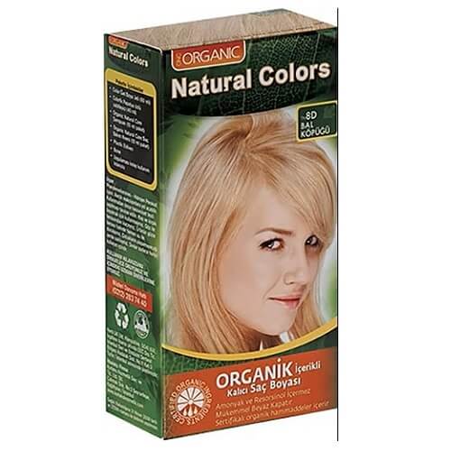 Natural Colors Organik Saç Boyası 8D Bal Köpüğü