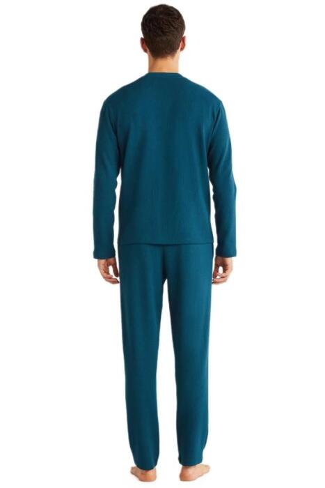 Nautica M811 Erkek Pijama Takımı Yeşil - 4