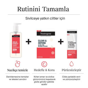 Neutrogena Clear and Defend Ultra Thin Blemish Patches 24'lü - 2