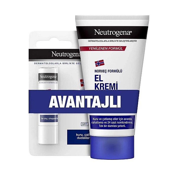 Neutrogena El Kremi 75 Ml + Dudak Nemlendiricisi Set - 2