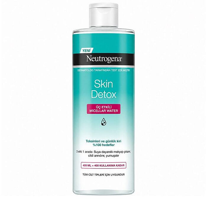 Neutrogena Skin Detox Üç Etkili Makyaj Temizleme Suyu 400 Ml - 1