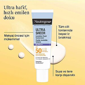 Neutrogena Ultra Sheer Age Shield Fluid Spf50 50 Ml - 3