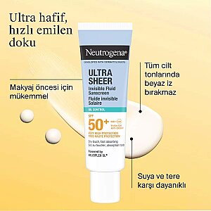 Neutrogena Ultra Sheer Oil Control Fluid Spf50+ 50 Ml - 3