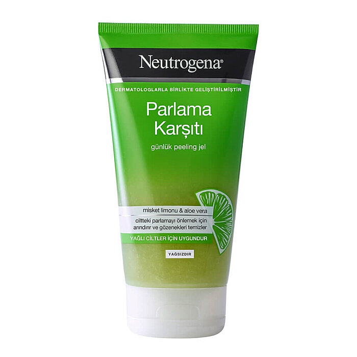 Neutrogena Visibly Clear Pore&Shine Peeling Jel Yeşil 150 Ml - 1