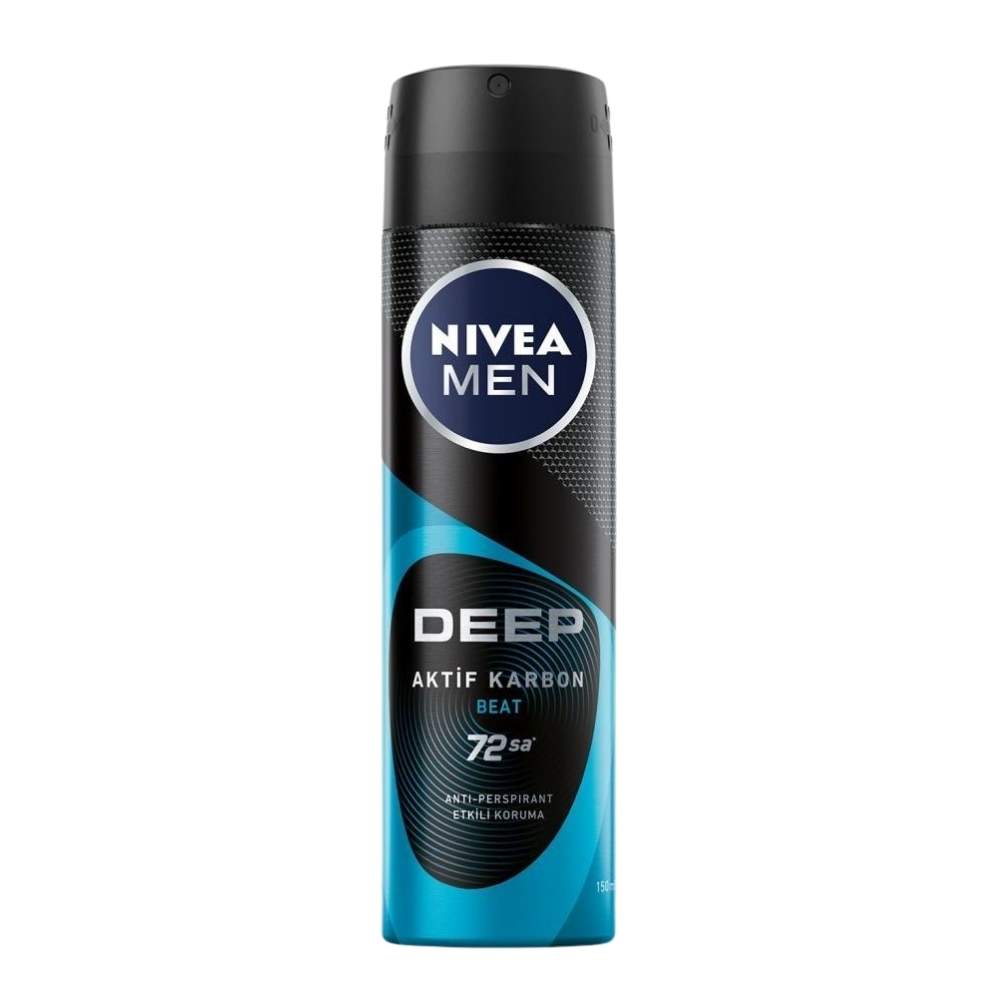 Nivea  Aktif Karbon Erkek Deodorant Sprey 150 Ml