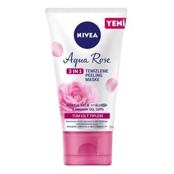 Nivea Aqua Rose 3in 1 Peeling 150 Ml - Thumbnail