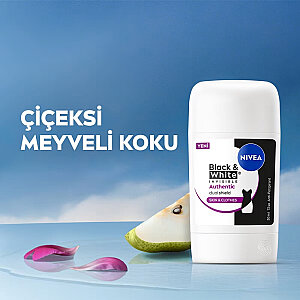 Nivea Black & White Authentic Kadın Deodorant Stick 50 Ml - 4