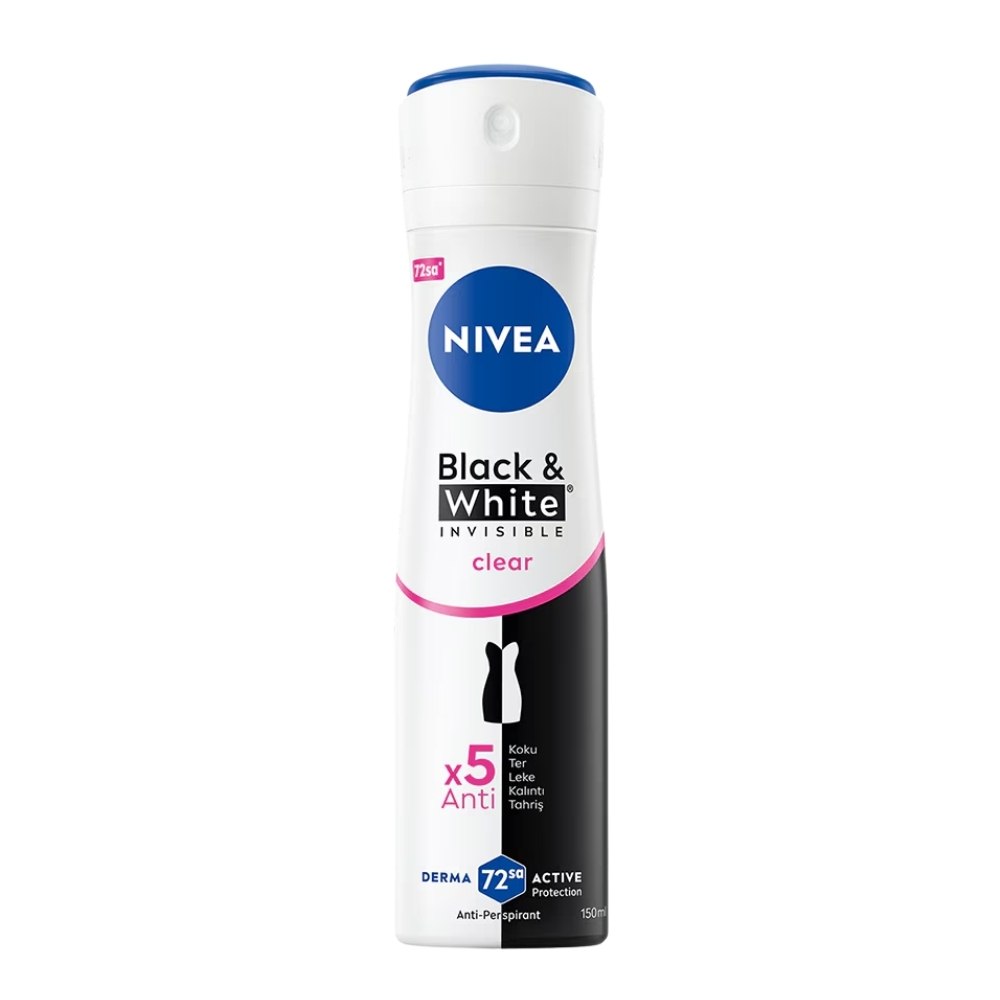 Nivea Black&White Clear Kadın Deodorant 150 Ml