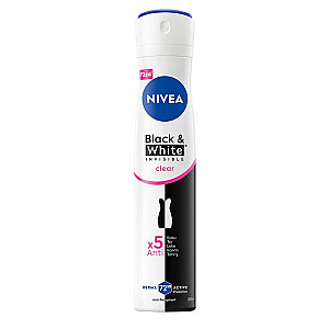 Nivea Black&White Invisible Clear Kadın Deodorant 200 Ml - Nivea
