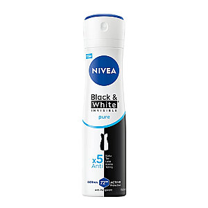 Nivea Black&White Pure Kadın Deodorant 150 Ml - 1