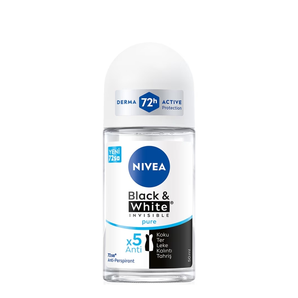 Nivea Black&White Pure Kadın Roll-On 50 Ml
