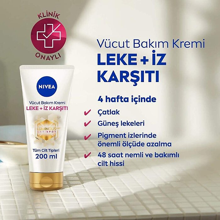 Nivea Body Luminous 630 Body Cream 200 Ml - 2