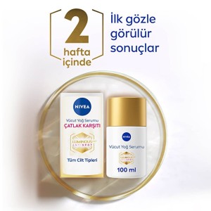 Nivea Body Luminous 630 Çatlak Karşıtı Vücut Yağ Serum 100 Ml - Thumbnail