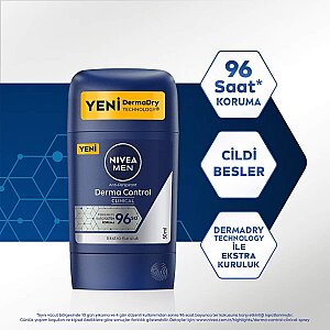 Nivea Derma Control Clinical Erkek Deodorant Stick 50 Ml - 2