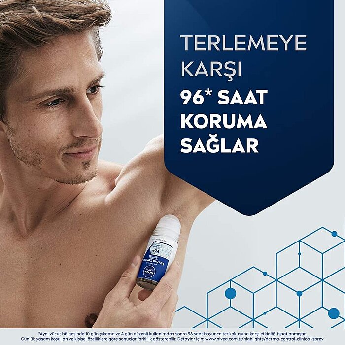 Nivea Derma Control Clinical Erkek Roll-On 50 Ml - 3