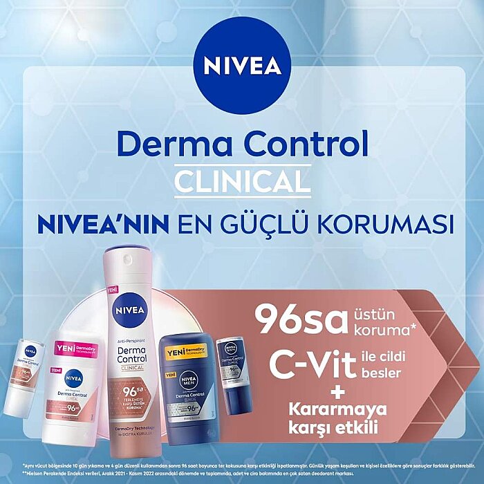 Nivea Derma Control Clinical Erkek Roll-On 50 Ml - 5
