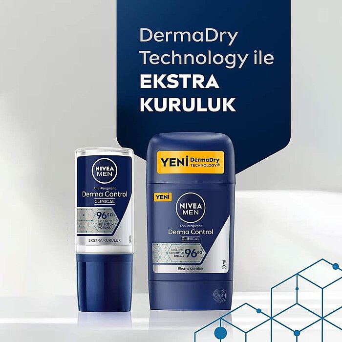 Nivea Derma Control Clinical Erkek Roll-On 50 Ml - 4