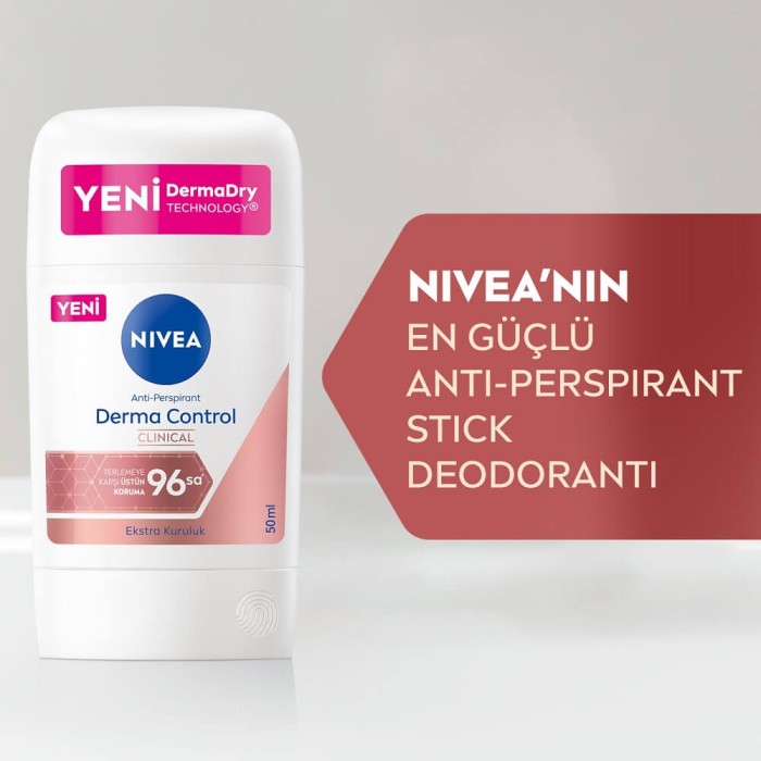 Nivea Derma Control Clinical Kadın Deodorant Stick 50 Ml