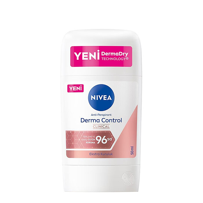 Nivea Derma Control Clinical Kadın Deodorant Stick 50 Ml - 1