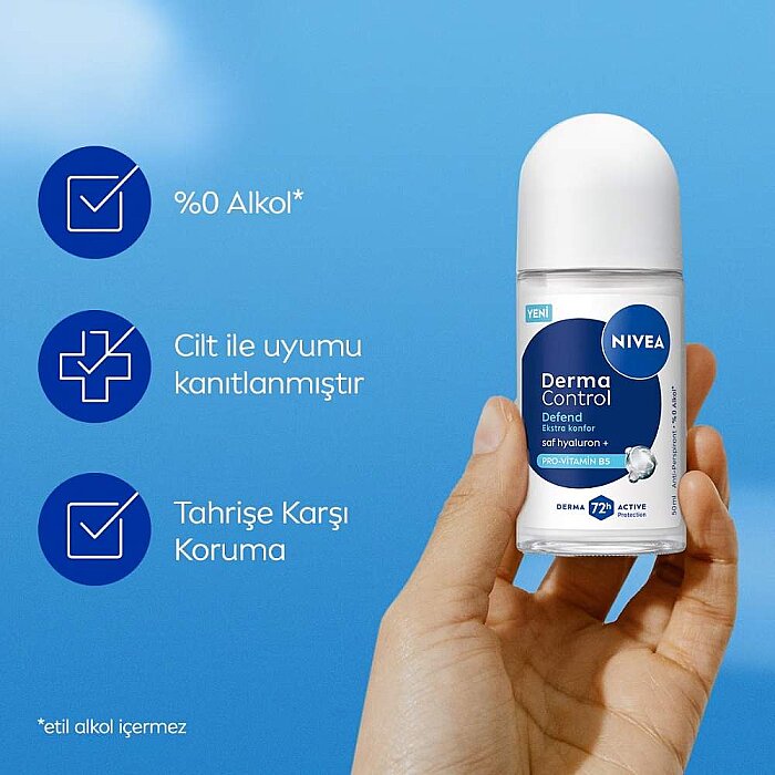 Nivea Derma Control Defend Kadın Roll On 50 Ml - 3