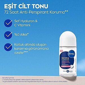 Nivea Derma Control Natural Tone Kadın Roll On 50 Ml - 2