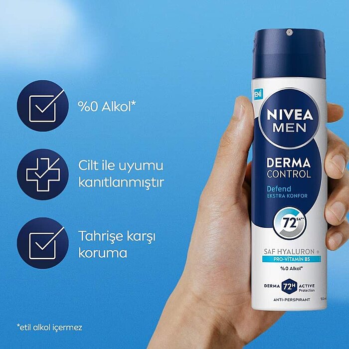 Nivea Derma Protect Defend Erkek Deo Sprey 150 Ml - 3