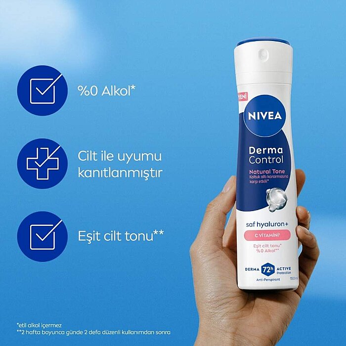 Nivea Derma Protect Natural Tone Kadın Deo Sprey 150 Ml - 3