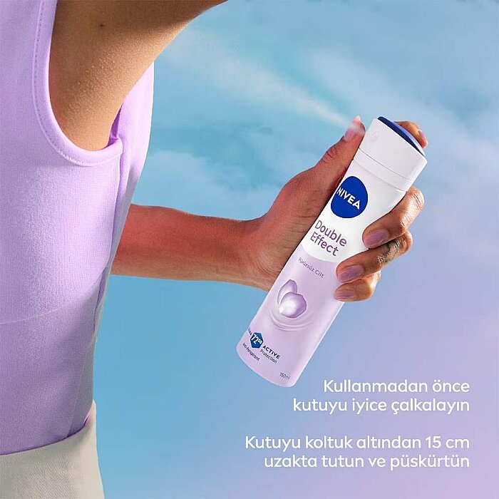Nivea Double Effect Mor Düşler Kadın Deodorant 150 Ml - 5
