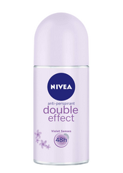 Nivea - Nivea Double Effect Mor Düşler Kadın Roll-On 50 Ml