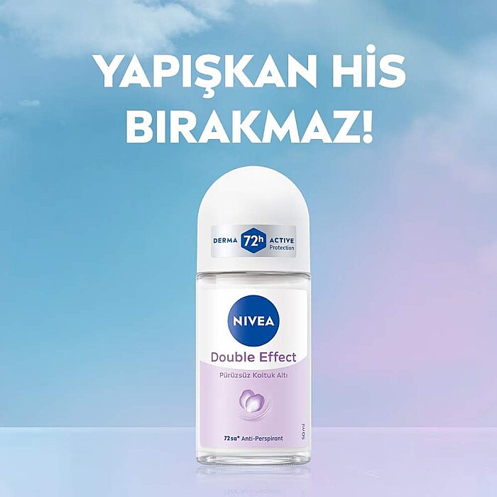 Nivea Double Effect Mor Düşler Kadın Roll-On 50 Ml - 5