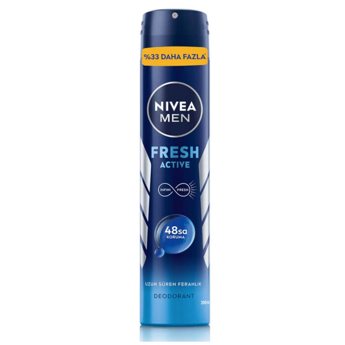 Nivea Fresh Active Erkek Deodorant 200 Ml - 1