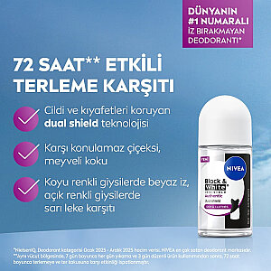 Nivea Invisible Black & White Authentic Kadın Deodorant Roll-On 50 Ml - 3