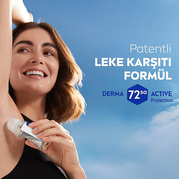 Nivea Invisible Black & White Authentic Kadın Deodorant Roll-On 50 Ml - 6