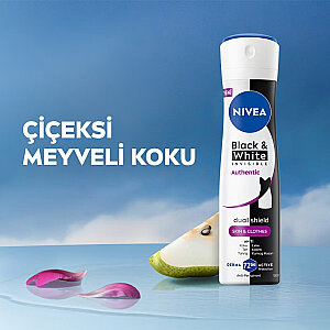 Nivea Invisible Black & White Authentic Kadın Deodorant Sprey 150 Ml - 5