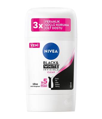 Nivea Invisible Black&White Clear Deo Stick 50 Ml