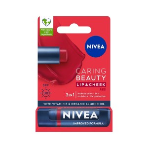 Nivea - Nivea Lip Caring Beauty Red