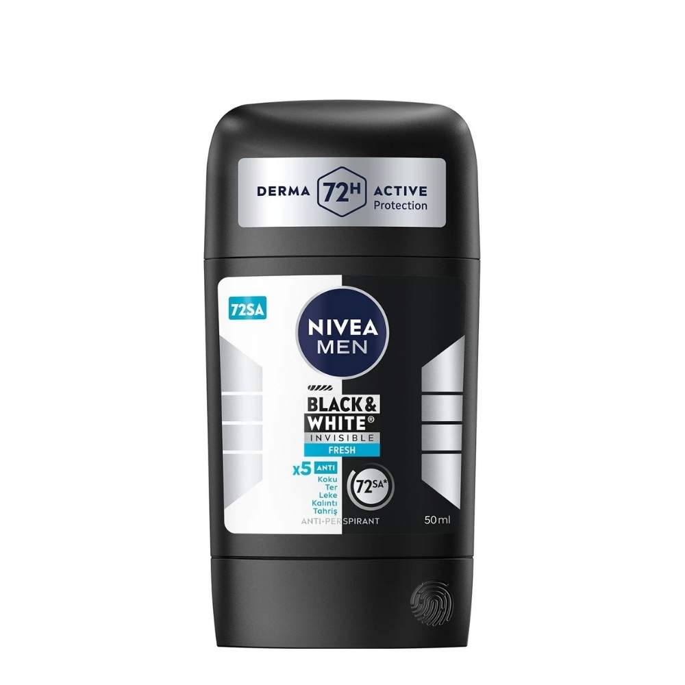 Nivea Men Black&White Fresh Deo Stick 50 Ml