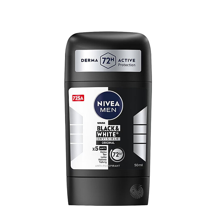 Nivea Men Black&White Invisible Deo Stick 50 Ml - 1