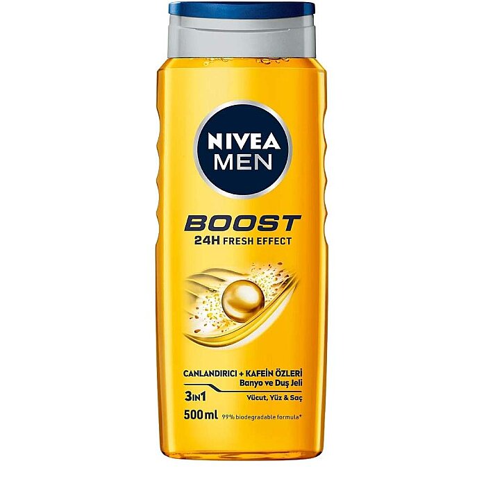 Nivea Men Boost Duş Jeli 500 Ml - 1