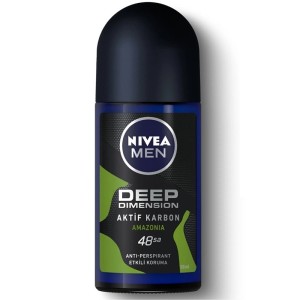 Nivea Men Deep Dimension Amazonia Roll-On 50 Ml - Thumbnail