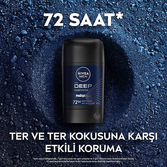Nivea Men Deep Dimension Deo Stick 50 Ml - 3