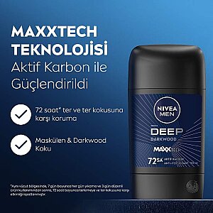 Nivea Men Deep Dimension Deo Stick 50 Ml - 2