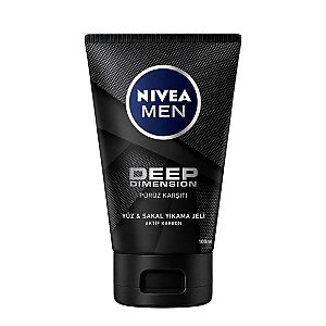 Nivea Men Deep Dimension Yüz ve Sakal Temizleme Jeli 100 Ml 