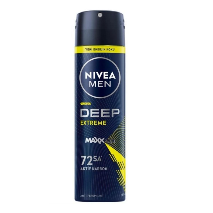 Nivea Men Erkek Sprey Deodorant Deep Extreme 150 Ml