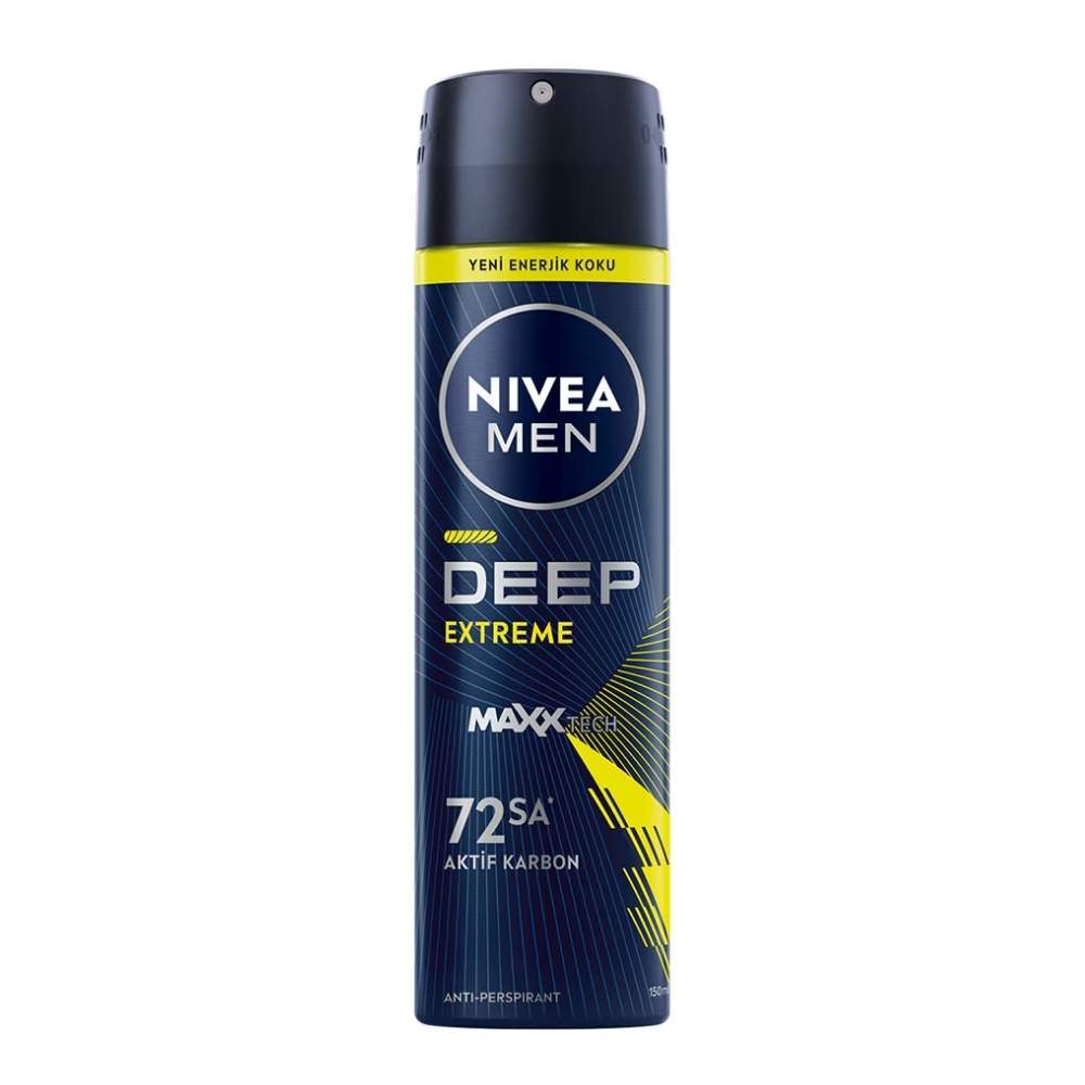 Nivea Men Erkek Sprey Deodorant Deep Extreme 150 Ml