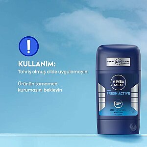 Nivea Men Fresh Active Deo Stick 50 Ml - 5