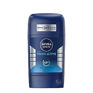 Nivea Men Fresh Active Deo Stick 50 Ml - 1