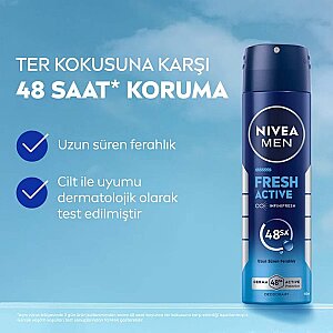 Nivea Men Fresh Active Deodorant Sprey 150 Ml - 2