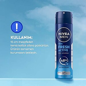 Nivea Men Fresh Active Deodorant Sprey 150 Ml - 4