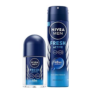 Nivea Men Fresh Deo 150 Ml+Mini Roll-On 25 Ml Set - Nivea